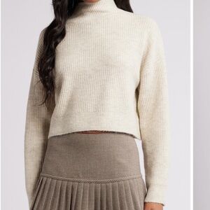 BP Cream Turtleneck Sweater